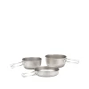 Snow Peak 3 Piece Titanium Cookset^ Cooksets