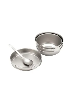 Snow Peak 3 Piece Titanium Cookset^ Cooksets