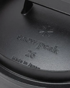 Snow Peak Cast Iron Oven 26Cm^ Takibi For Cooking