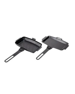 Snow Peak Cast Iron Sandwich Skillet^ Cast Iron