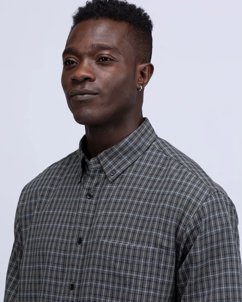 Snow Peak Cotton Check Button Down Shirt^ Sale