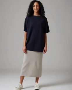 Snow Peak Cotton Nylon Boat Neck Pullover^ Sale