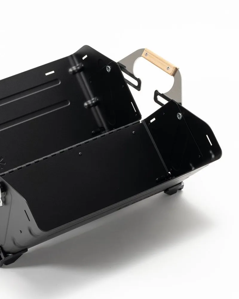 Snow Peak Festival: Stacking Shelf Container 50 In Black^ Containers