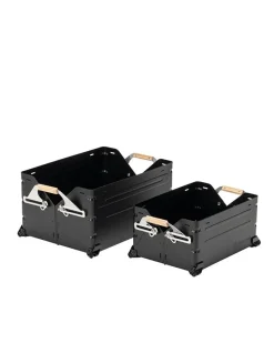 Snow Peak Festival: Stacking Shelf Container 50 In Black^ Containers