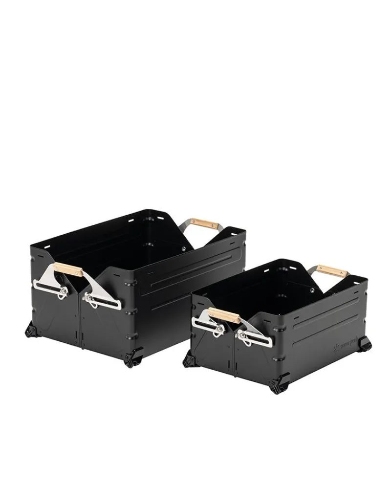 Snow Peak Festival: Stacking Shelf Container 50 In Black^ Containers