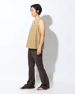 Snow Peak Hand-Woven Cotton Silk Tank Top^ Tops