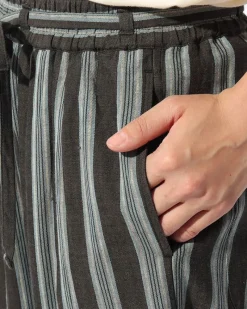 Snow Peak Hand-Woven Cotton Stripe Pants^ Bottoms