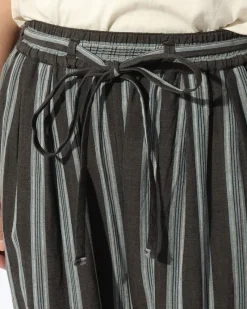 Snow Peak Hand-Woven Cotton Stripe Pants^ Bottoms