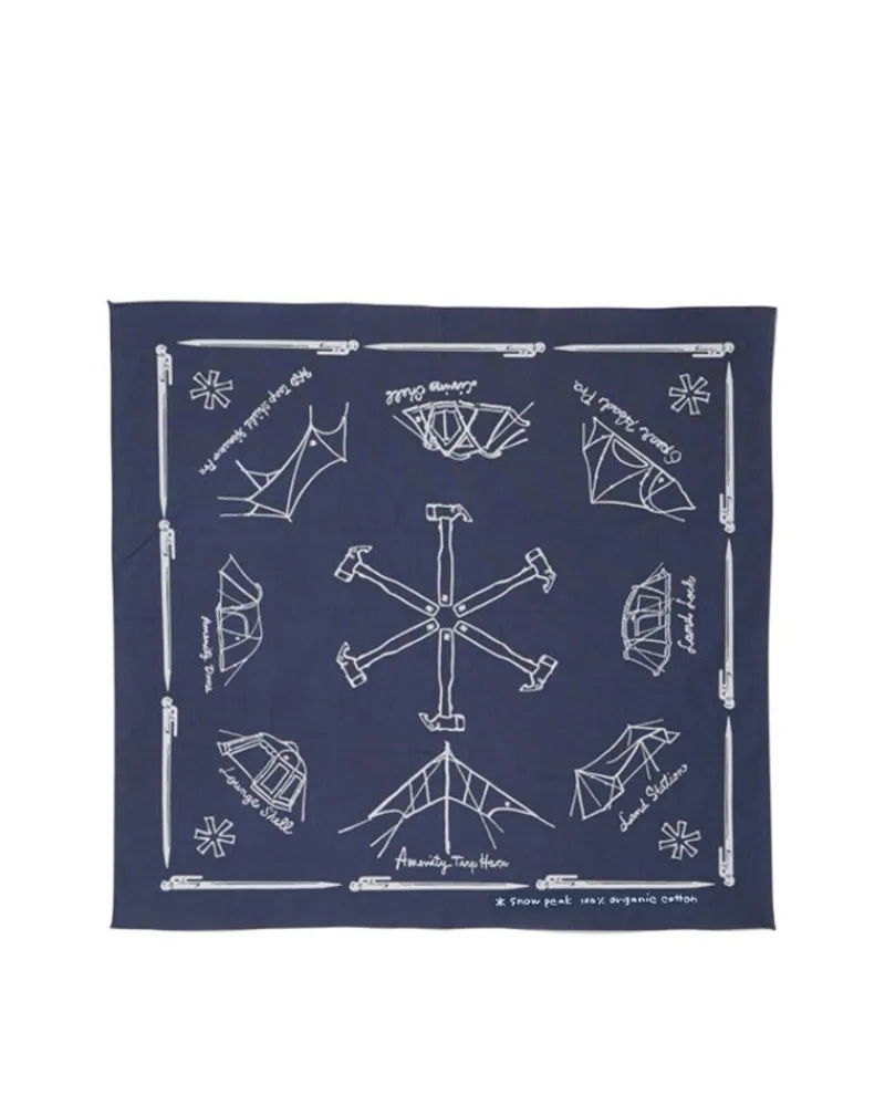 Snow Peak Organic Cotton Noasobi Bandana^ Accessories