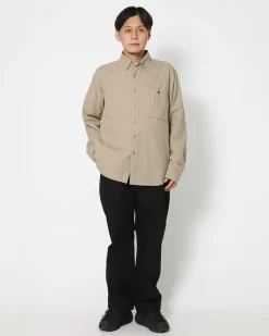 Snow Peak Organic Cotton Poplin Button-Down Shirt^ Tops