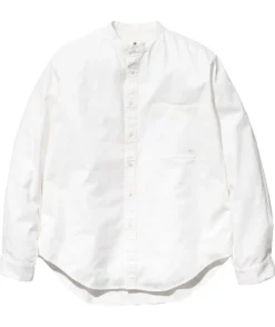 Snow Peak Organic Cotton Poplin Stand Collar Shirt^ Sale