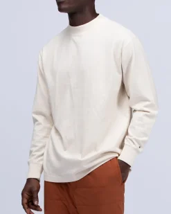 Snow Peak Recycled Cotton Mockneck Long Sleeve T-Shirt^ Eco-Conscious Apparel