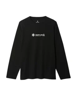 Snow Peak Soft Cotton Logo Long Sleeve T-Shirt^ Tops