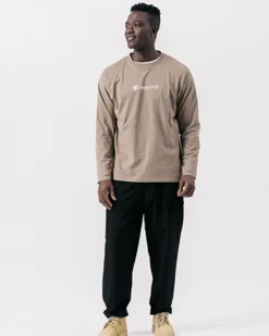 Snow Peak Soft Cotton Logo Long Sleeve T-Shirt^ Tops