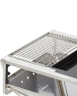 Snow Peak Stainless Half Grill Pro^ Takibi For Cooking