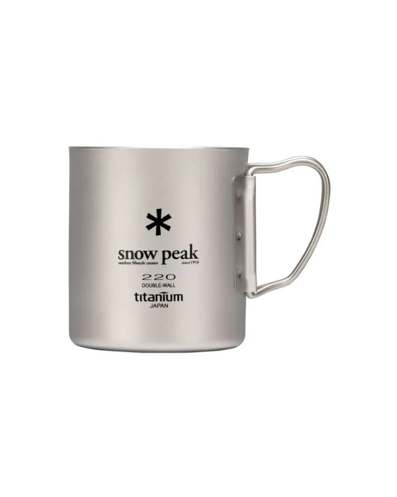 Snow Peak Ti -Double 220 Mug^ Mugs