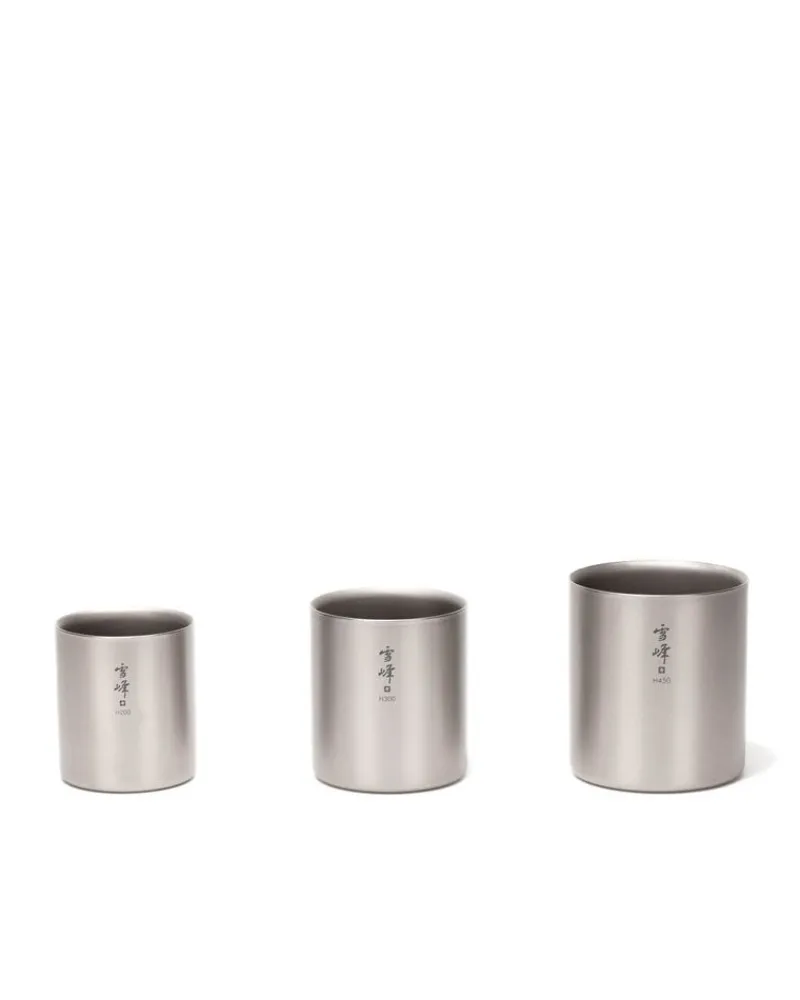 Snow Peak Ti-Double H450 Stacking Mug^ Mugs
