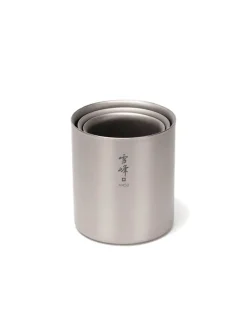 Snow Peak Ti-Double H450 Stacking Mug^ Mugs