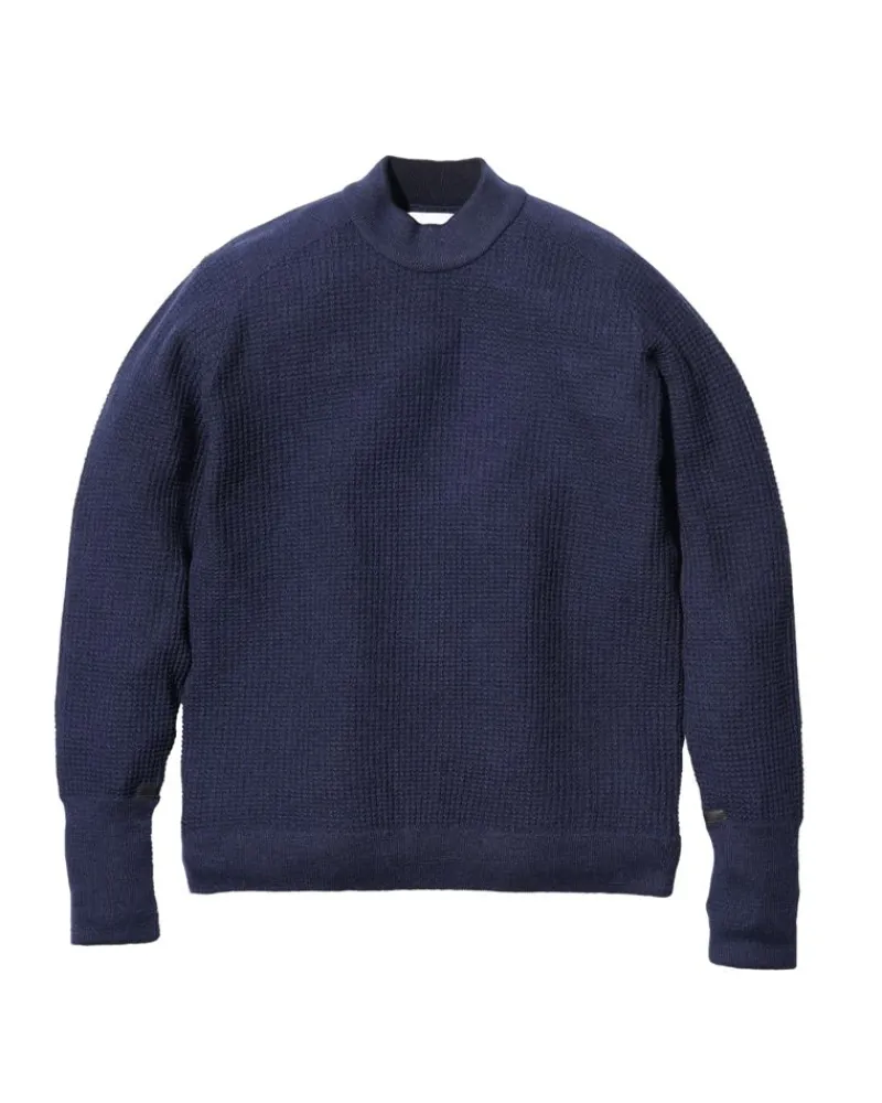 Snow Peak Waffle Mock Neck Sweater^ Sale